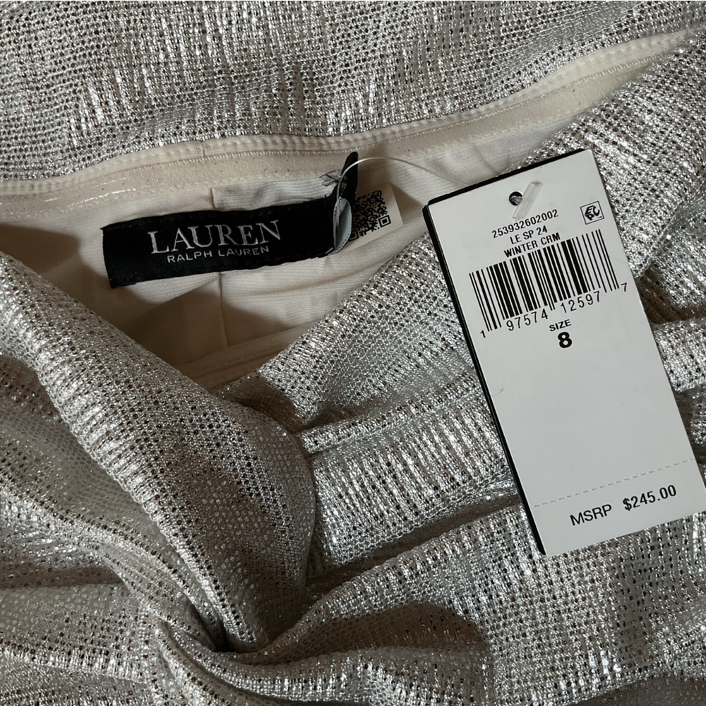 Lauren Ralph Lauren
Women's Metallic Off-The-Shoulder Sheath Dress, 8 - Picture 11 of 12